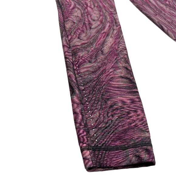 Lululemon Women’s High-Rise Sonic Pink  Reflection Tight Nulux In Size 8 - Picture 5 of 8